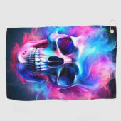 Skull Art Golfhanddoek (Horizontaal)