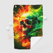 Skull Art Golfhanddoek (Insitu)
