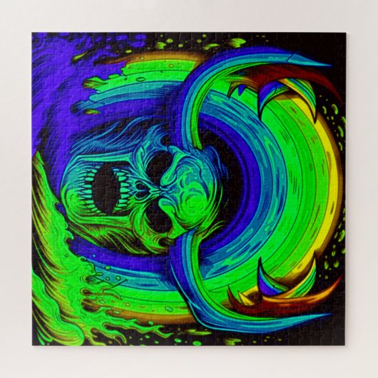 Skull Art Legpuzzel (Horizontaal)