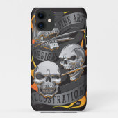 Skull Art Phone Case (Achterkant)