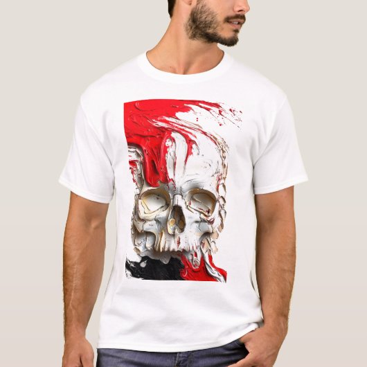 🏈💀🎨 Skull Art T-shirt (Voorkant)