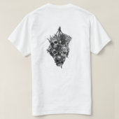 Skull Art T-shirt – Gothic Streetwear Design (Design achterkant)