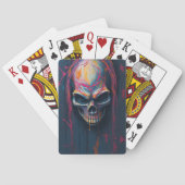 Skull Art Uniek & Hoogwaardig Pokerkaarten (Achterkant)