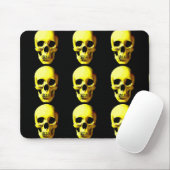 Skull Artwork Mousepad Muismat (Met muis)