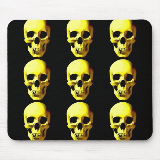 Skull Artwork Mousepad Muismat (Voorkant)