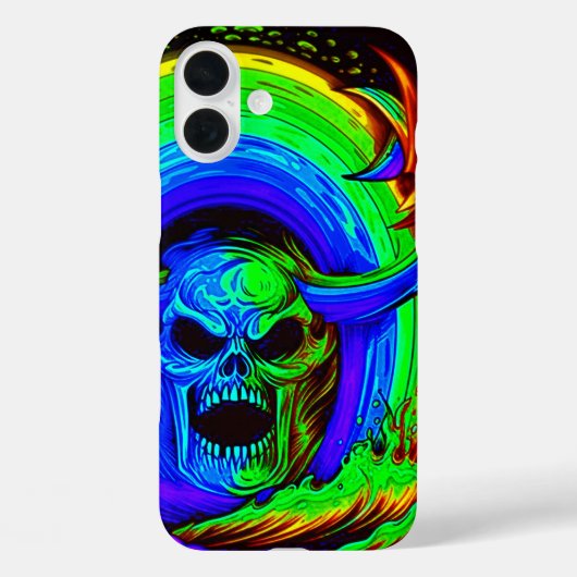 Skull artwork telefoonhoesje Case-Mate iPhone case (Achterkant)