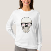 Skull at Poker with Sunglasses T-shirt (Voorkant)