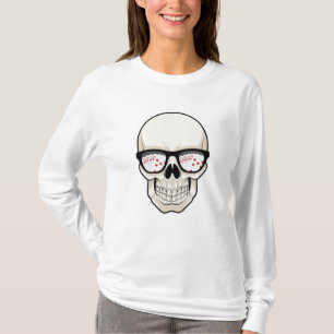 Skull at Poker with Sunglasses T-shirt