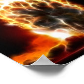 Skull Atomic Bomb Poster (Hoek)