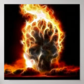 Skull Atomic Bomb Poster (Voorkant)