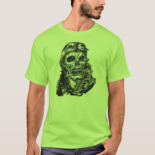 Skull Aviator T-shirt (Voorkant)