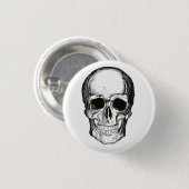 Skull-badge Ronde Button 3,2 Cm (Voorkant /achterkant)