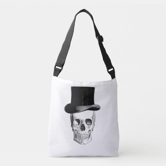 Skull Bag Halloween Crossbody Tas (Voorkant)