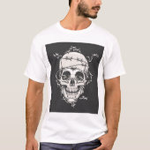 Skull Barbed Wire T-shirt (Voorkant)