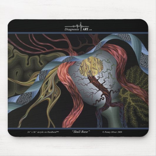"Skull Base" mousepad! Muismat (Voorkant)