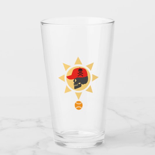 Skull Baseball Glas (Voorkant)