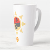 Skull Baseball Latte Mok (Rechterhoek)