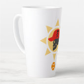 Skull Baseball Latte Mok (Linkerhoek)