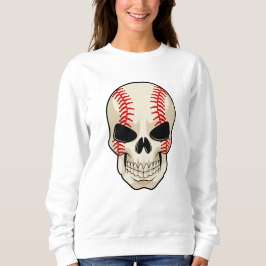 Skull Baseball Sports Trui (Voorkant)