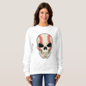 Skull Baseball Sports Trui (Voorkant volledig)