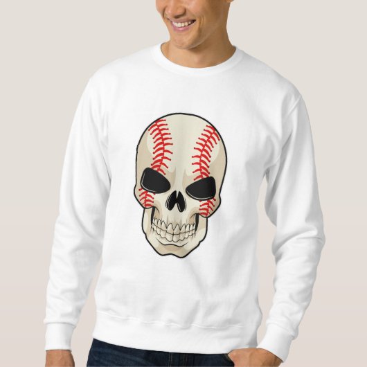 Skull Baseball Sports Trui (Voorkant)