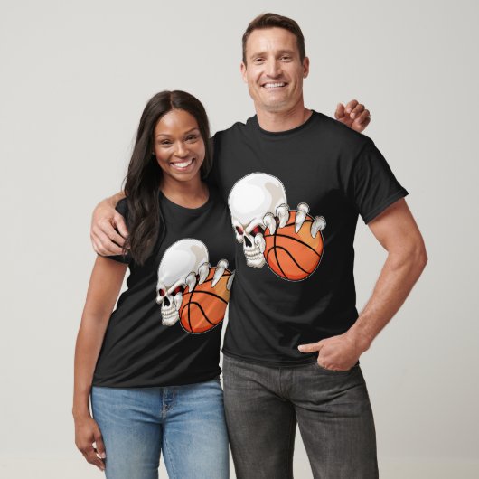 Skull Basketbalspeler Basketbal T-shirt (Unisex)
