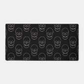 Skull - Bat Black en Bone White Bureaumat (Voorkant)