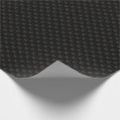 Skull - Bat Black en Bone White Cadeaupapier (Hoek)