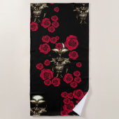 Skull Beach Towel Strandlaken (Voorkant)