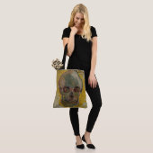 Skull beroemd gemaakt door Vincent van Gogh Tote Bag (Op model)