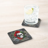 Skull Beverage Coaster Bier Onderzetter (Rechterzijde)