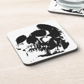Skull Bier Onderzetter (Linkerzijde)
