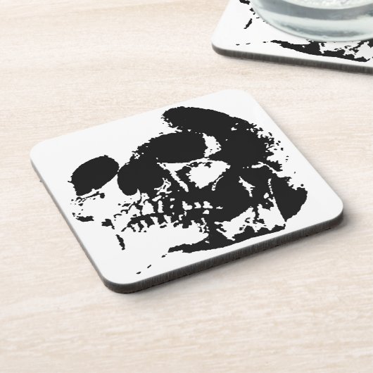 Skull Bier Onderzetter (Linkerzijde)