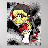 Skull Biker Poster (Voorkant)