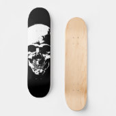 Skull Black Persoonlijk Skateboard (Voorkant)