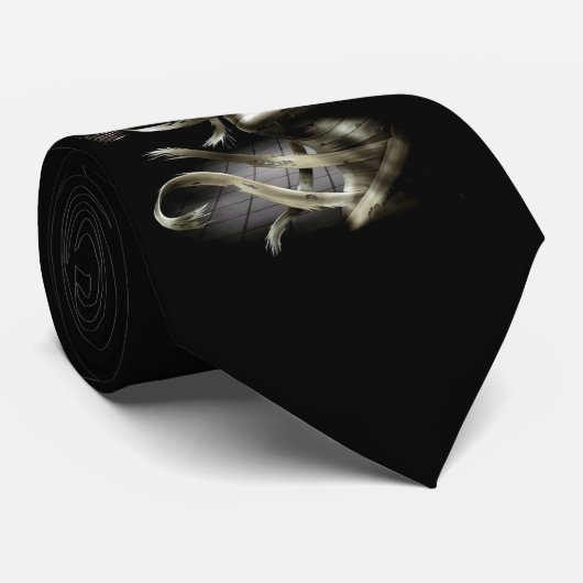 skull black stropdas (Opgerold)