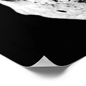 Skull Black White Fantasy Metal Rock Poster (Hoek)