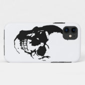 Skull - Black & White Metal Fantasy Art Case-Mate iPhone Case (Achterkant (horizontaal))