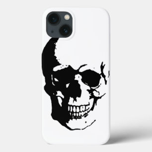 Skull - Black & White Metal Fantasy Art Case-Mate iPhone Case