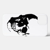 Skull - Black & White Metal Fantasy Art Case-Mate iPhone Case (Achterkant (horizontaal))
