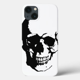 Skull - Black & White Metal Fantasy Art Case-Mate iPhone Case