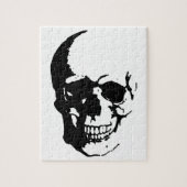 Skull - Black & White Metal Fantasy Art Legpuzzel (Verticaal)