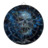 Skull blue blast Dartboard Dartbord (Voorkant)