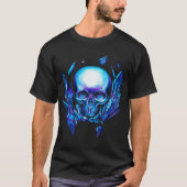 skull Blue chameleon T-shirt (Voorkant)