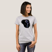 SKULL Blue Paars T-shirt (Voorkant volledig)
