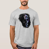 SKULL Blue Paars T-shirt (Voorkant)