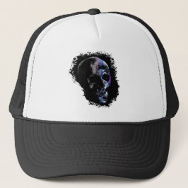 SKULL Blue Paars Trucker Pet