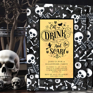 Skull & Bone Bash Halloween Kaart
