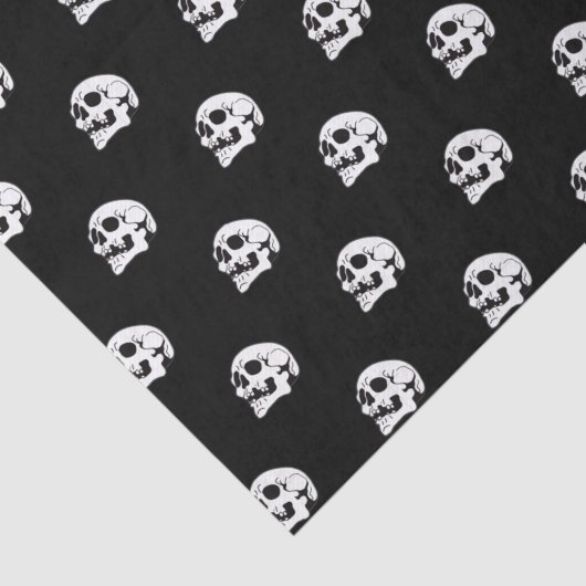 Skull Bone Patroon II Tissuepapier (Detail)