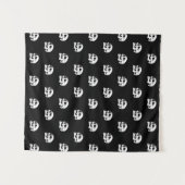 Skull Bone Patroon II Wandkleed (Voorkant (horizontaal))